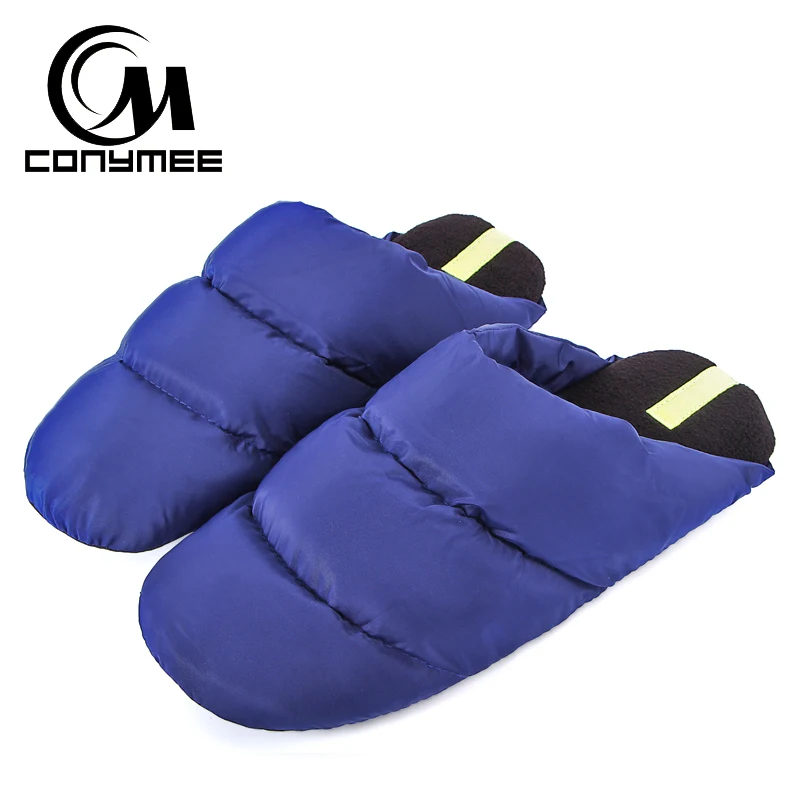 Мужские домашние тапочки CONYMEE теплые с хлопковой подкладкой Pantufa повседневная