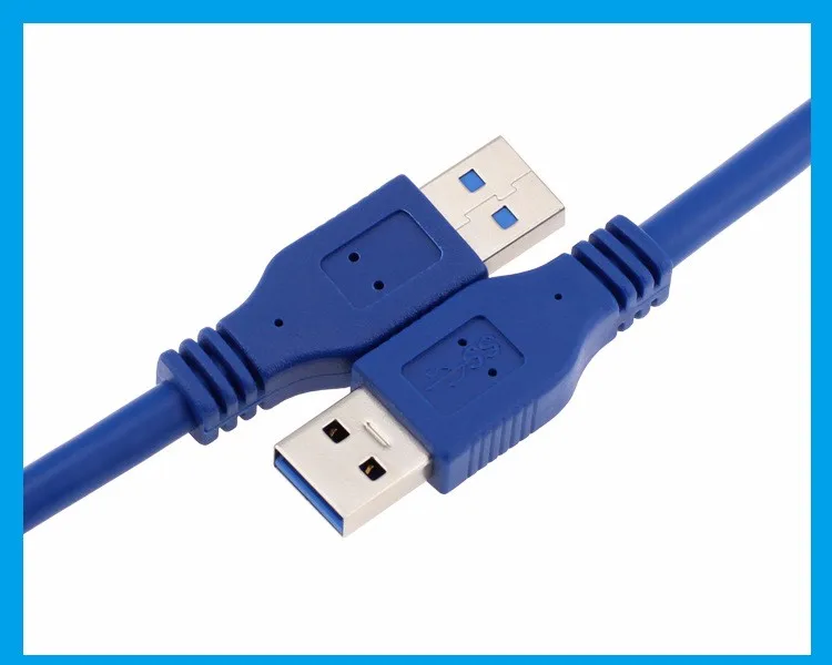 Высокоскоростной синий USB 3,0 A Тип папа-папа USB кабель-удлинитель AM-AM 4,8 Гбит/с Поддержка USB 2,0 0,3 м 0,6 м 1 м 1,5 м-5 м