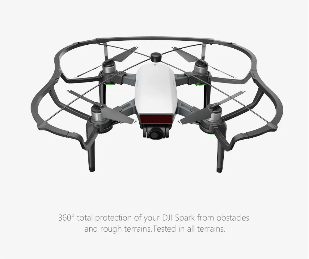 PGYTECH DJI Spark Propeller Guard подъемный комплект ПК и ABS Материал Пропеллер Защита ног посадочный Дрон DJI Spark аксессуары