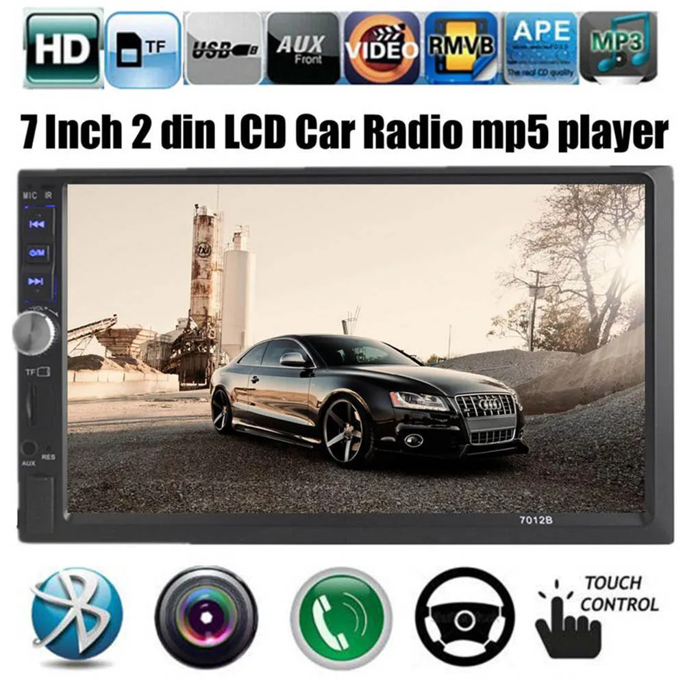 2016 New 2 DIN 7 inch TFT screen Car font b radio b font player car