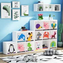 Cabinet Furniture Bookshelf Children Toy Wood Estante-De-Almacenamiento-De-Juguetes Sale