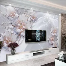 Beibehang пользовательские обои 3d Фото Фреска papel де parede высокого класса ювелирные изделия цветы Гостиная фон Обои фреска