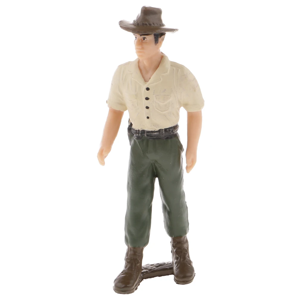 Realistic Male Farmer People Figurine Model Action Figure Toy Collectible #1