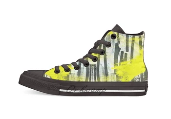 

Jahrestagung der zitronengelben Waldfeen Novelty Design Casual Canvas Shoes Custom shoes Drop Shipping