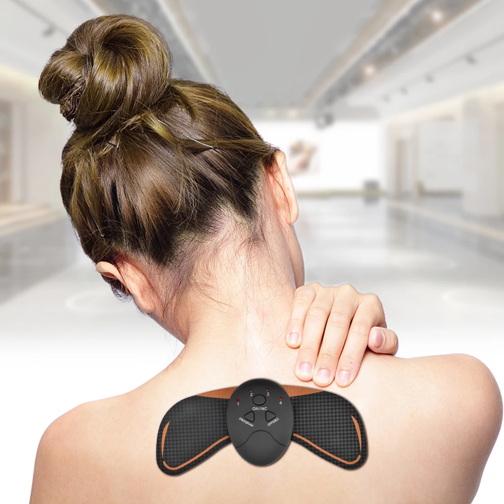 EMS Smart Cervical Vertebra Massage Shoulder Stimulator Body Neck