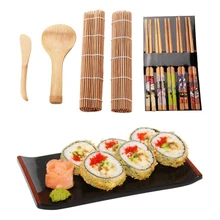Ensemble d'outils de cuisine pour fabriquer des sushis, moule à riz, ensemble de 9 pièces/ensemble