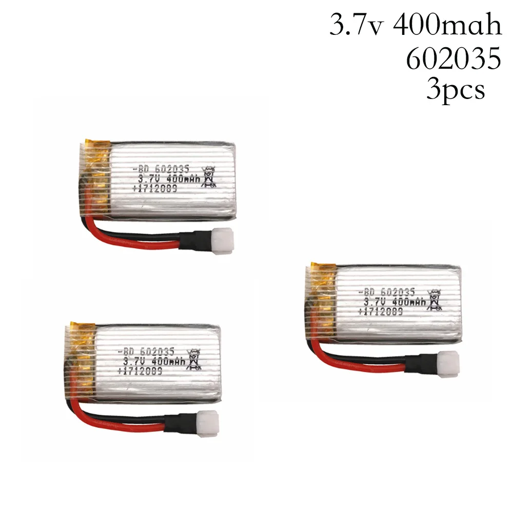 3 шт./лот, 3,7 в, 400 мАч,, для h107, H31, запасные части, Оригинальная батарея, H31-011, Lipo, батарея, 3,7 в, 400 мАч, для H31, XH, вилка 30C