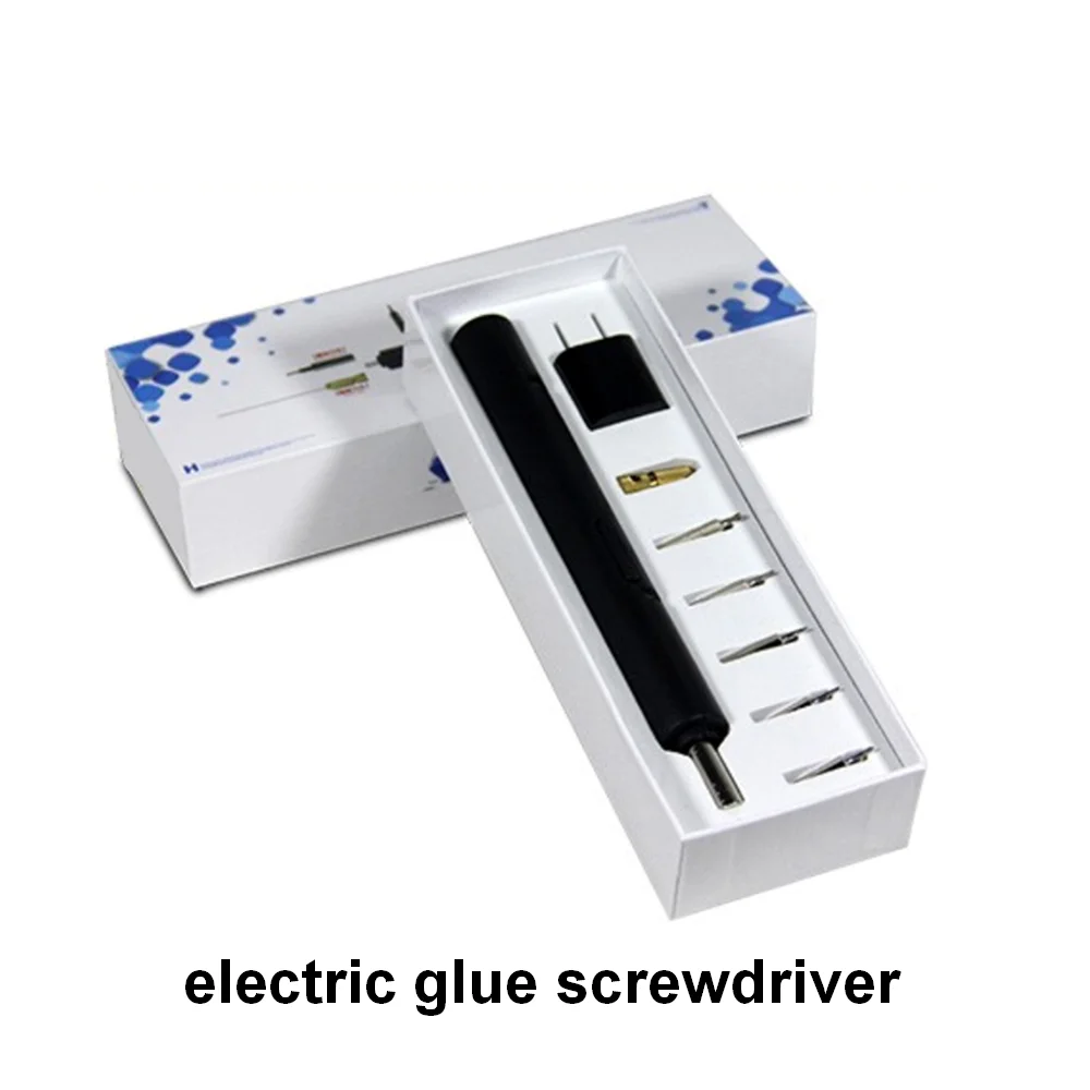 

2in1 Glue Remove Tools LCD Screen Repair Remove Glue screwdriver Electric Screw Driver for iPhone Samsung