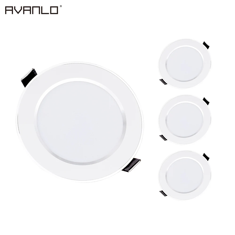 

2018 NEW LED Downlight 3W 5W 7W 9W 12W 15W Round Recessed Lamp 220V 230V 240V Led Bulb Bedroom Kitchen Indoor LED Spot Lighting