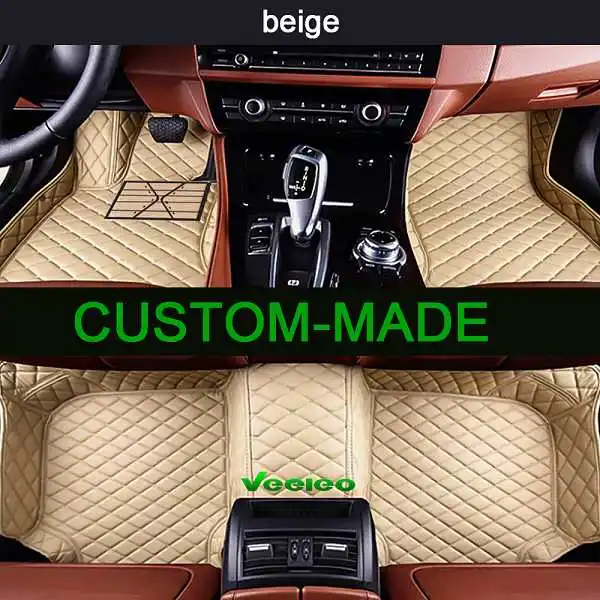 Veeleo 6 Colors Car Floor Mats For Ford Mustang Convertible 2014