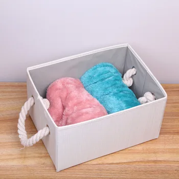 

Creative Linen Folding Storage Boxes Organizer Multi-Function Modern Home Desktop Sundries Children Toys Moisture Storage Boxes