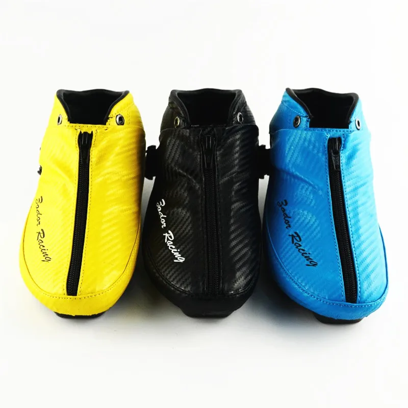 [الجليد الجليد التمهيد] المهنية 6-طبقات ألياف الكربون سوبر ضوء مضمنة سرعة سباق تزلج الأحذية ل قصيرة المسار الثابتة Dislocate