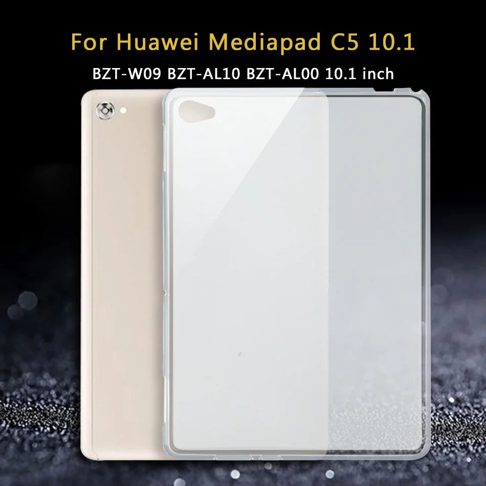 Планшетный чехол для huawei Mediapad T5 T3 10 8 7 T1 T2 Pro/Медиа Pad M5 M3 M2 Lite рro C5 8,0 8,4 10,0 10,1 10,8 Силиконовый чехол - Цвет: C5 10.1