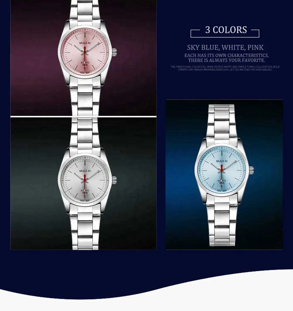 Модные женские часы с кристаллами из нержавеющей стали, аналоговые кварцевые наручные часы, браслет с верхним ремешком, роскошные женские часы, reloj mujer, Прямая поставка
