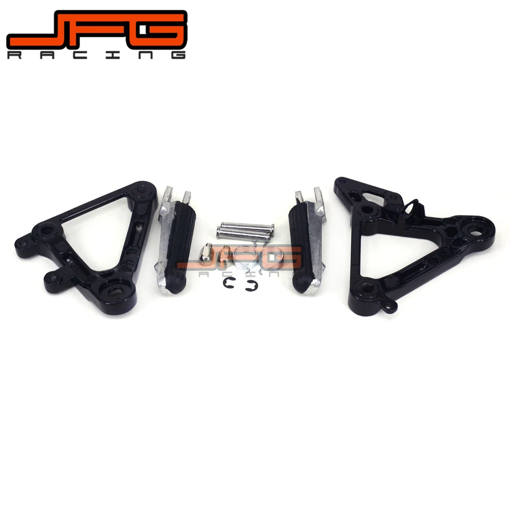 Footrests Front Foot Pegs Pedals Rest Footpegs For HONDA CBR400 NC23 1988-1989 1988 1989 Motorcycle