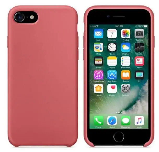 Официальный силиконовый чехол с логотипом Arvin iphone 7 plus iphone 6 iphone xs max iphone 7 iphone x чехол - Цвет: Camellia