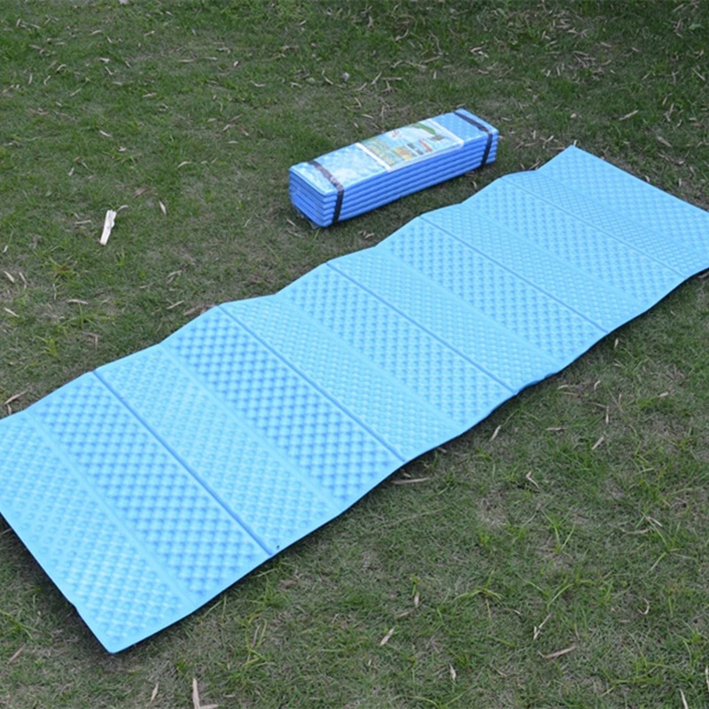 Almofada de Dormir Esteira de Dormir Dobrável para Acampamento Bolsa de Dormir Espuma Portátil Antiderrapante Inflável Caminhadas Esporte Leve no Myj