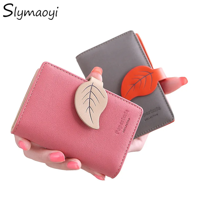 

Slymaoyi Nubuck Leather Women Card Holder Fashion Maple Leaf 20 Slots ID Holder Girl Credid Card Wallet Brand Card Sets