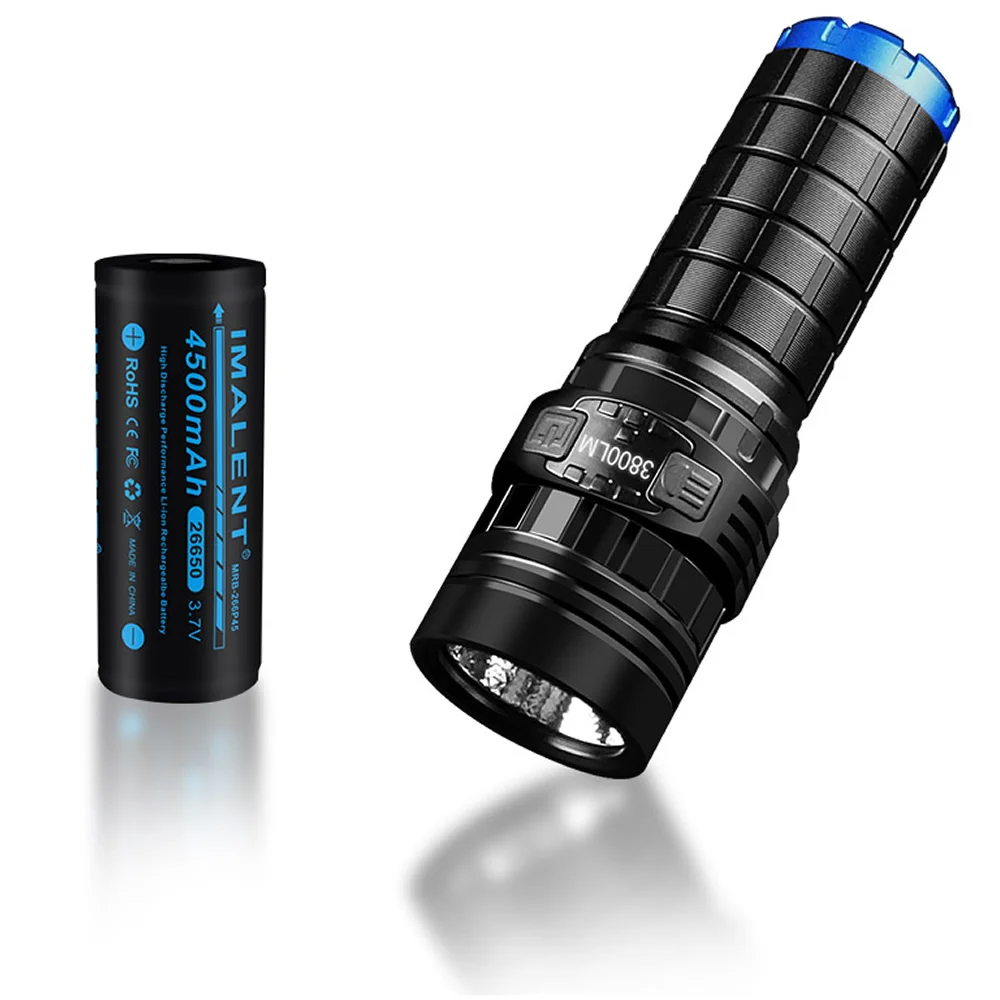 

IMALENT DN70 USB Rechargeable CREE XHP70 3800 Lumens 325 Meters LED Flashlight by 26650 Battery