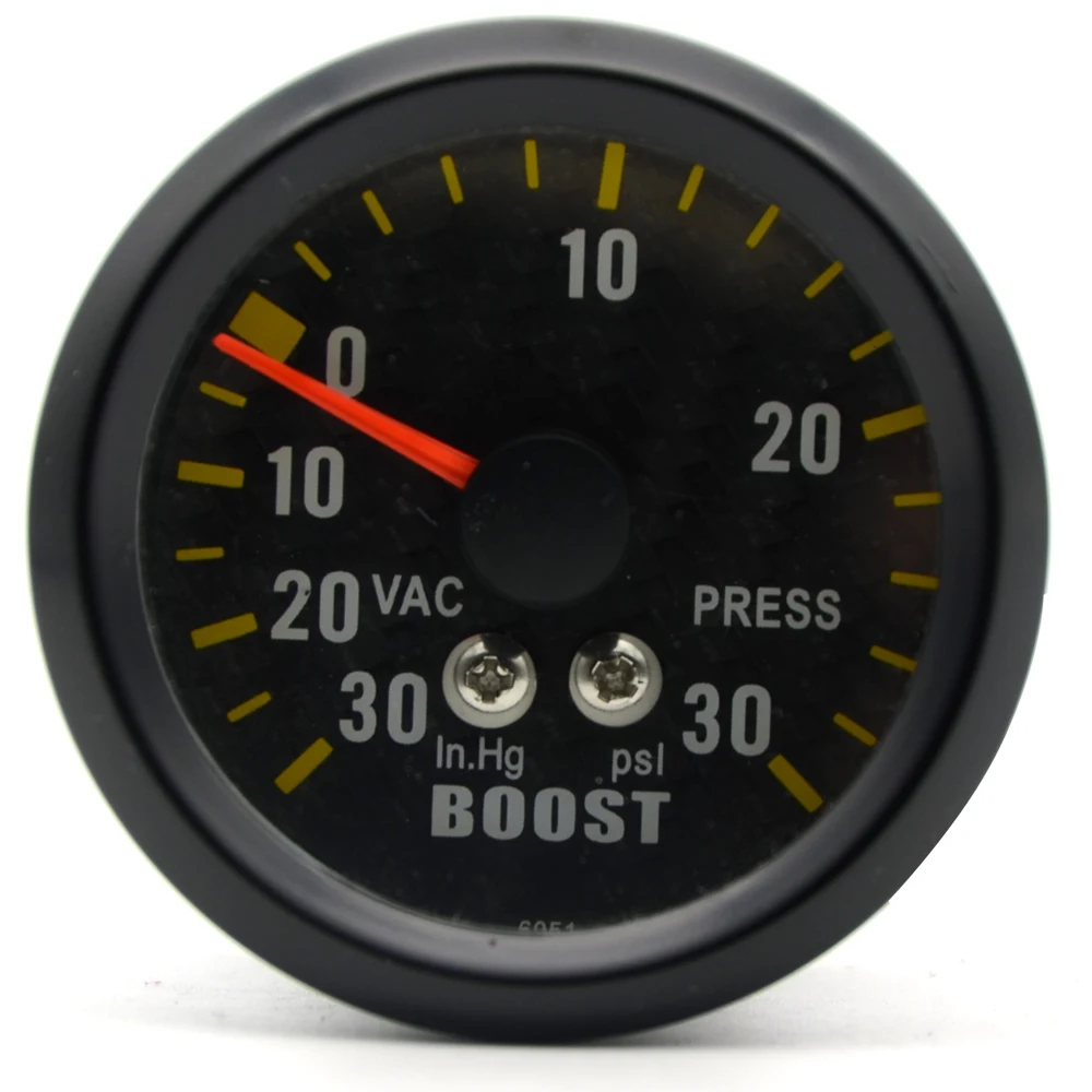 Stack Professional Turbo Boost Pressure Black Dial Face 30inHg To 30 Psi 