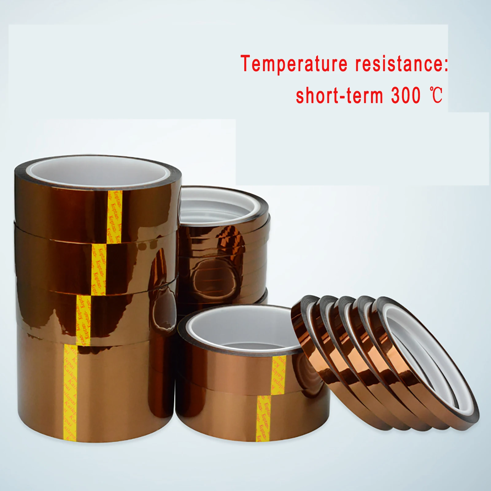33 м/рулон каптон клейкая лента Высокая температура термостойкий Полиимид 0,055 мм толщина 300℃