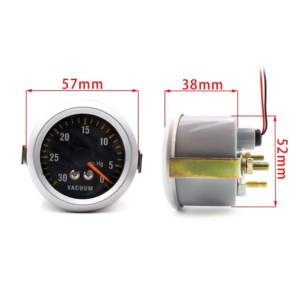 Carbon Fiber Pod Holder EC 2/'/' 52mm Universal Turbo Boost Vacuum Gauge Meter