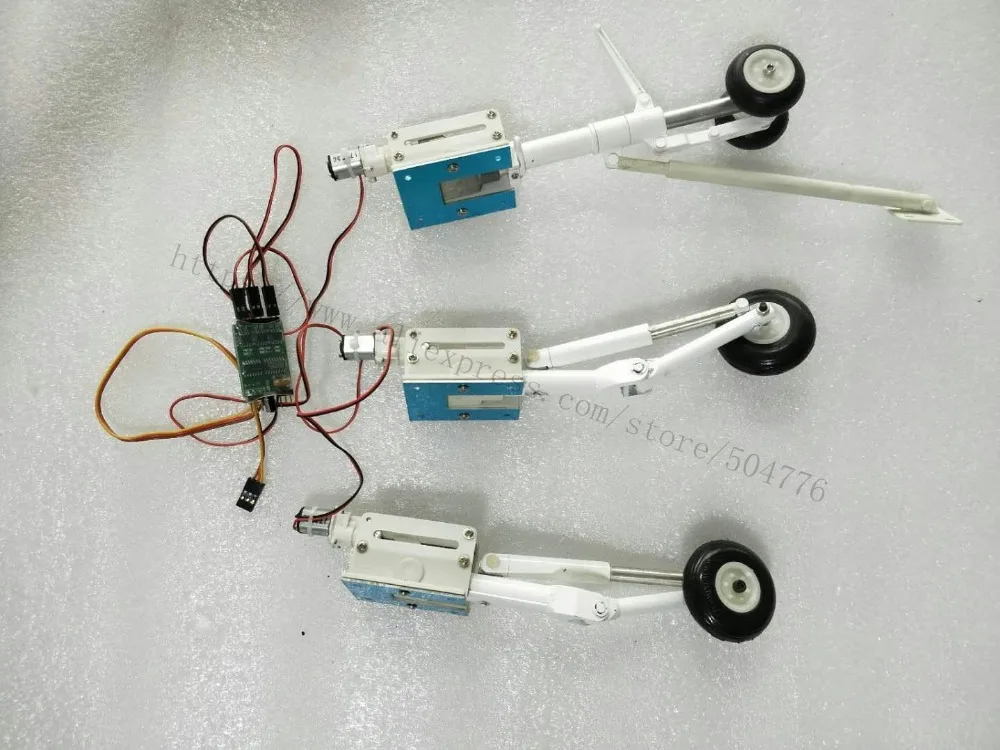 

rc plane F18 metal retract landing gear with controller