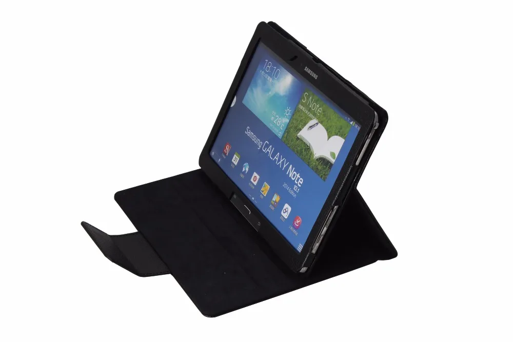  Litchi Pattern Leather Removable Wireless Bluetooth Keyboard Case Cover for Samsung Galaxy Note 10.