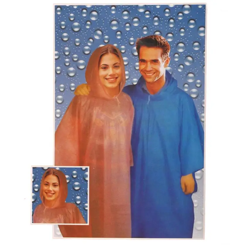

Durable Extra-large Rain Coat Women Transparent Raincoat Poncho Portable Environmental Light Raincoat