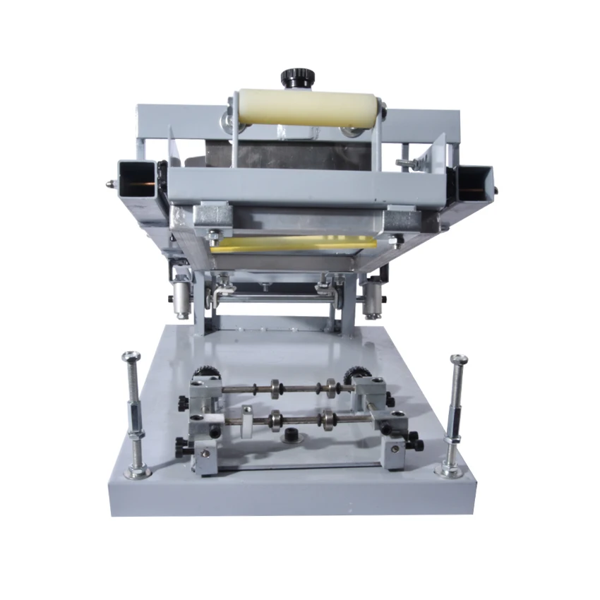 

Cylinder Screen Printing Machine For Pen, Bottles Or Other Round Products Manual round surface screen printing Machine