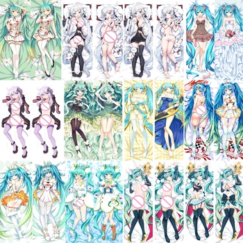 

September update Japanese Anime Hatsune Miku Vocaloid sexy girl Dakimakura throw pillow cover case hugging Body pillowcase