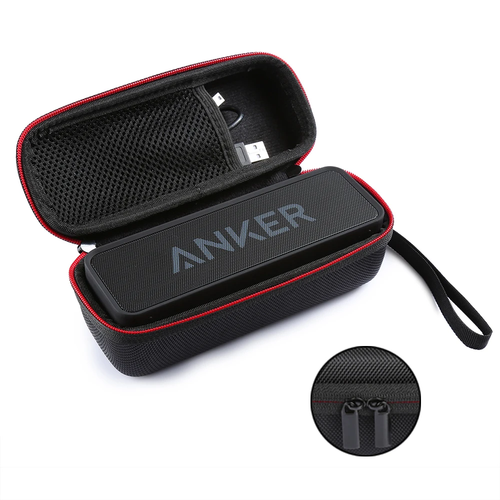 New EVA Speaker Protective Case Cover Portable Carrying Storage Box Bag Pouch for ANKER Soundcore Dual-driver Bluetooth Speakers