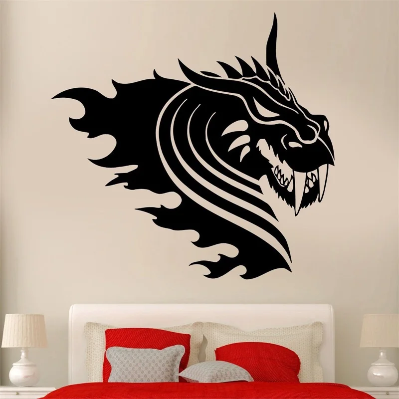 китайский дракон рисунок. дракон на стене. дракон наклейка декор. наклейка на стену дракон. нарисовать дракона на стене.