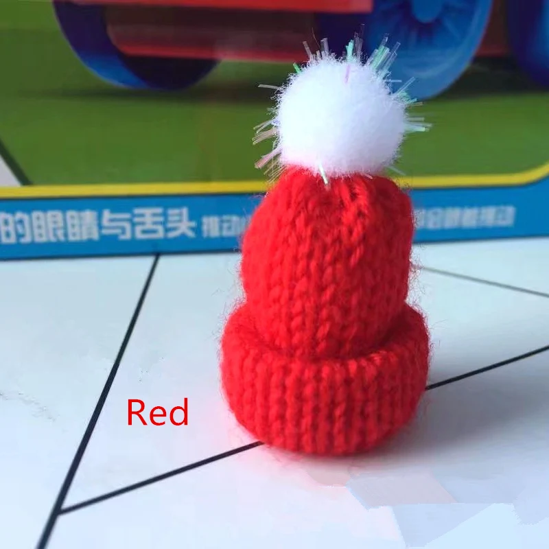 10 шт. Maomao мяч мини вязание шляпа DIY кукла декоративные принадлежности чехол для телефона сумка Одежда художественное ремесло материал детское украшения для волос - Цвет: Red