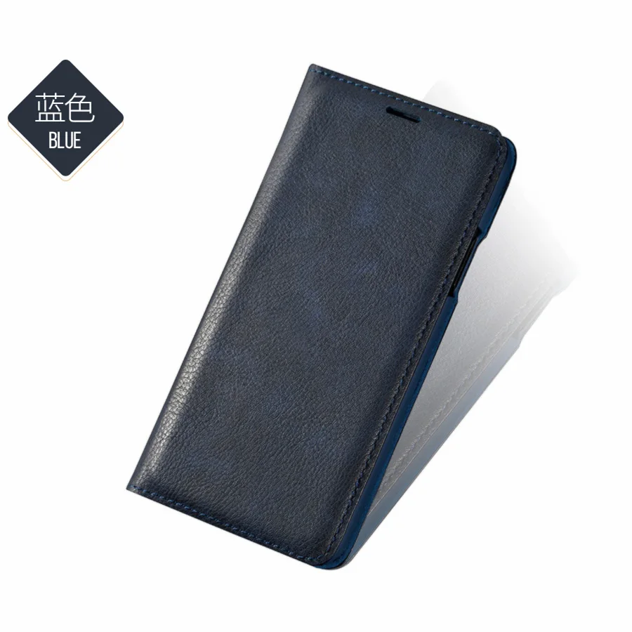 Роскошный Advanced кожаный чехол для iPhone 7 8X6 6splus для iPhone XS чехол мобильный телефон Shell для samsung S8 S9 note8 - Цвет: Dark blue