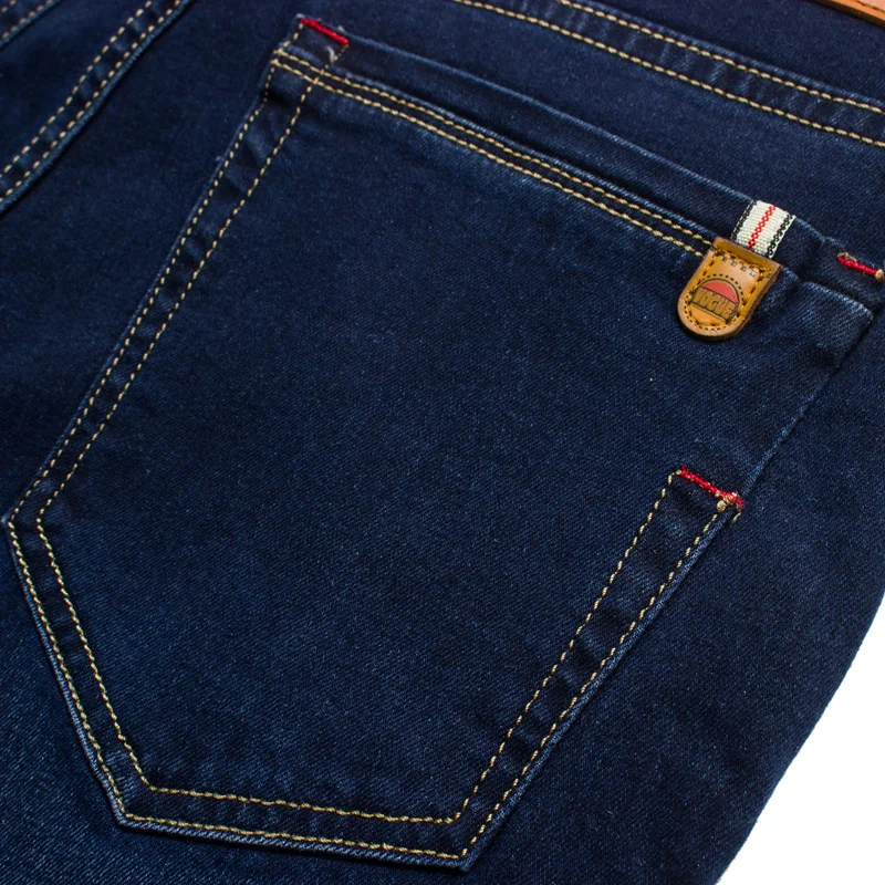 Новые осенние мужские джинсы из хлопка высокого качества деним знаменитого бренда брюки мягкие мужские s брюки джинсы модные большие размеры 40 42 44