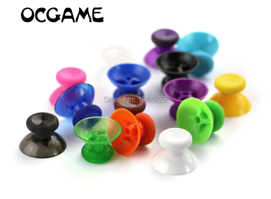 OCGAME 500 шт./лот 15colors3D аналоговая крышка джойстика сменная 3d качающегося в виде