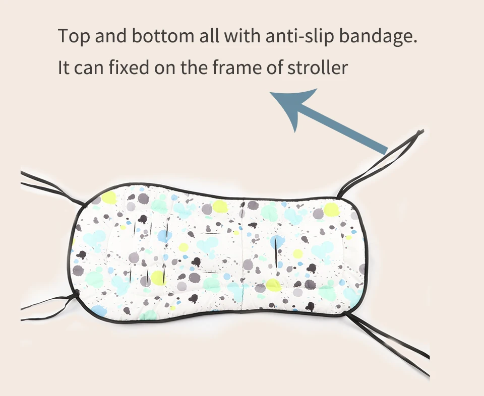 Водонепроницаемая Подушечка Для сиденья детской коляски двусторонняя подкладка для сиденья Универсальная мягкая подушка для четырех сезонов мягкие Аксессуары для матрасов и колясок