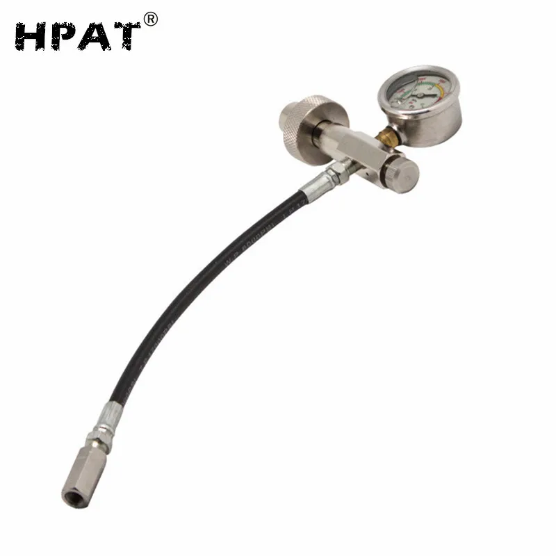 

SPUNKY PCP Airsoft DIN Fit HP Air Fill Station Refill Connector with Rifle Filling Charging Hose & 1/8BSPP Female Thread