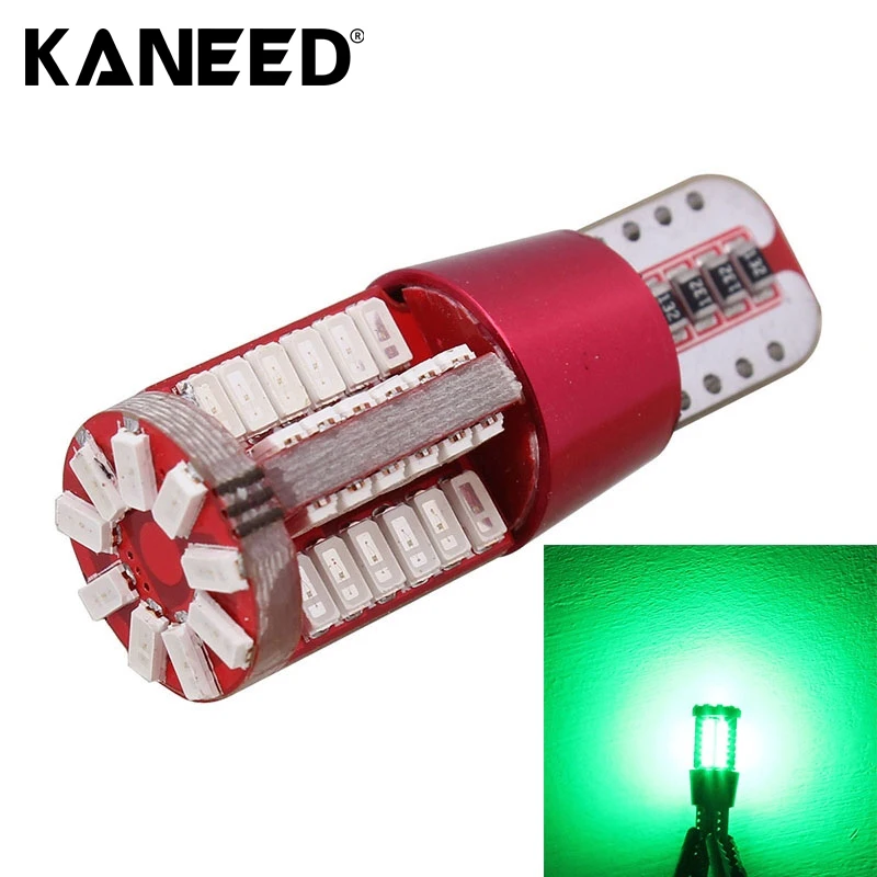 KANEED 2 шт. T10 5 Вт 285LM зеленый свет 57 SMD 4014 светодиодный безошибочную Canbus автомобиля Габаритные огни лампа авто аксессуары