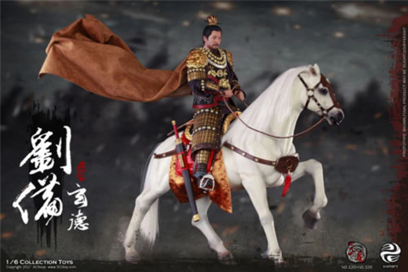 Коллекция 1/6 масштаб 303 игрушки три царства серия Liu Bei и военный конь с флагом полный набор три царства фигурка