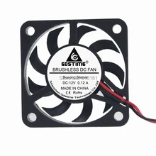 50Pcs Gdstime 12V 2Pin 40mm 4cm 40x40x7mm Mini DC Brushless Cooling Cooler Case Fan 50Pcs Gdstime 12V 2Pin 40mm 4cm 40x40x7mm Mini DC Brushless Cooling Cooler Case Fan