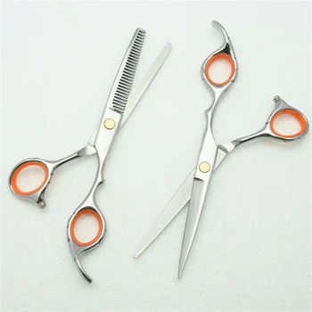 

5.5 inch 16cm Customized Logo Professional Human Hair Scissors Salon Hairdressing Scissors Cutting Shears Thinning Scissors