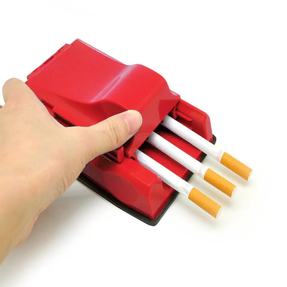Аксессуары для курения гаджеты для мужчин Ручной Табак чайник Тройная сигарета прокатки машина трубка ролик A65