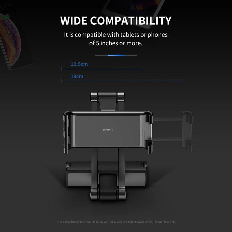  Rock Car Back Seat Tablet Stand Headrest Mount Holder for iPad Air 2 3 4 5 6 Mini 1 2 3 Tablet PC H