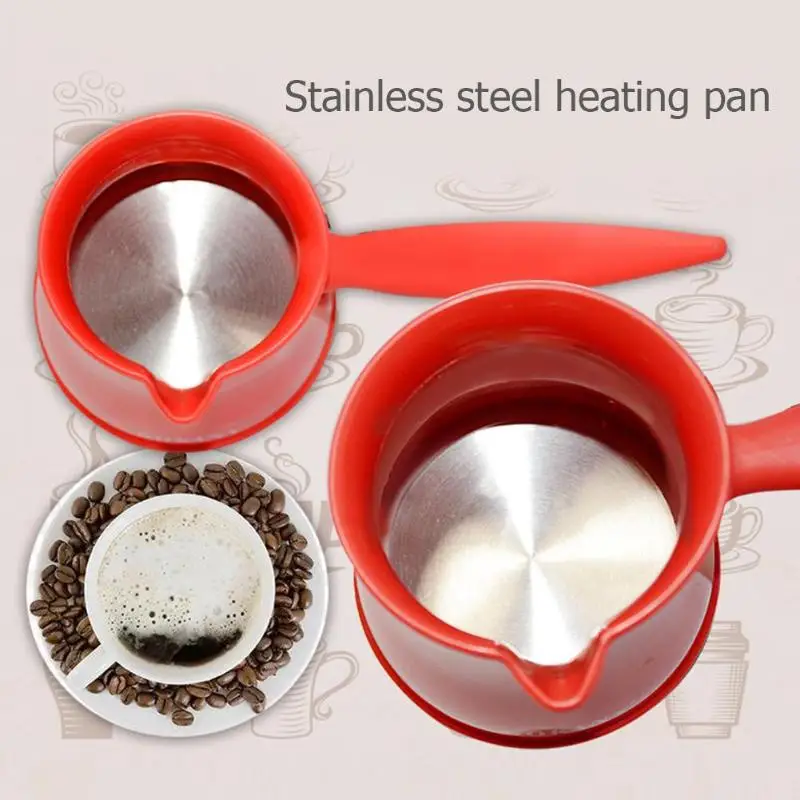 Электрический чайник воды 500 Вт турецкий Кофе Maker Кофеварка гейзерная эспрессо мокко машина фильтр инструменты Нержавеющая сталь