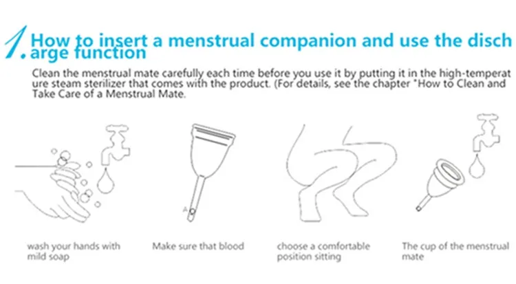 2 шт стерилизатор Женский Менструальный стакан женский гигиенический вагинальный период Менструальный силиконовый многоразовый менструационный коллектор