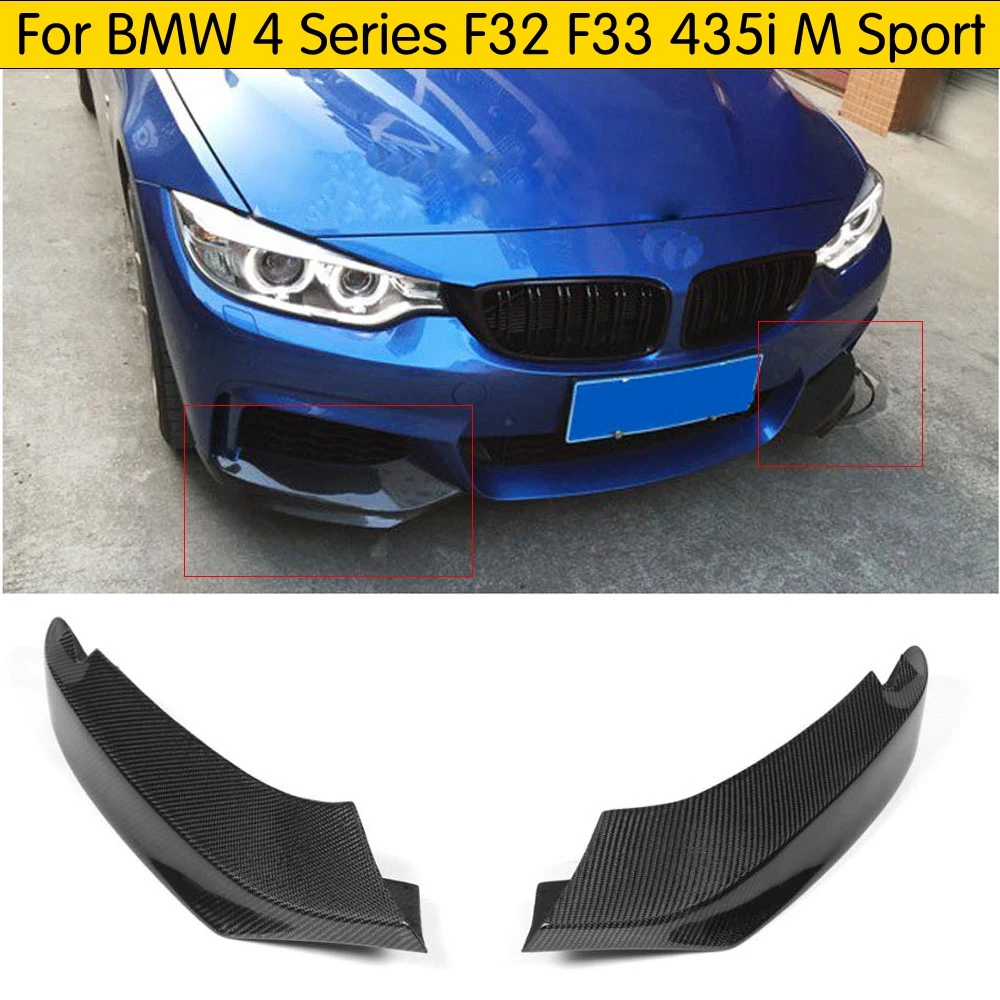 Carbon Fiber Racing Front Splitter Cupwing lips for BMW 4 Series F32 ...