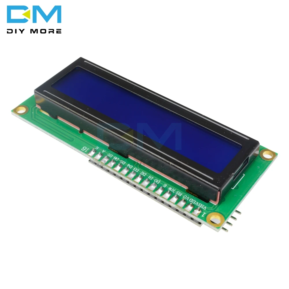 Цифровой модуль IIC I2C TWI последовательный интерфейс SPI 1602 16X2 16x2 с синей подсветкой