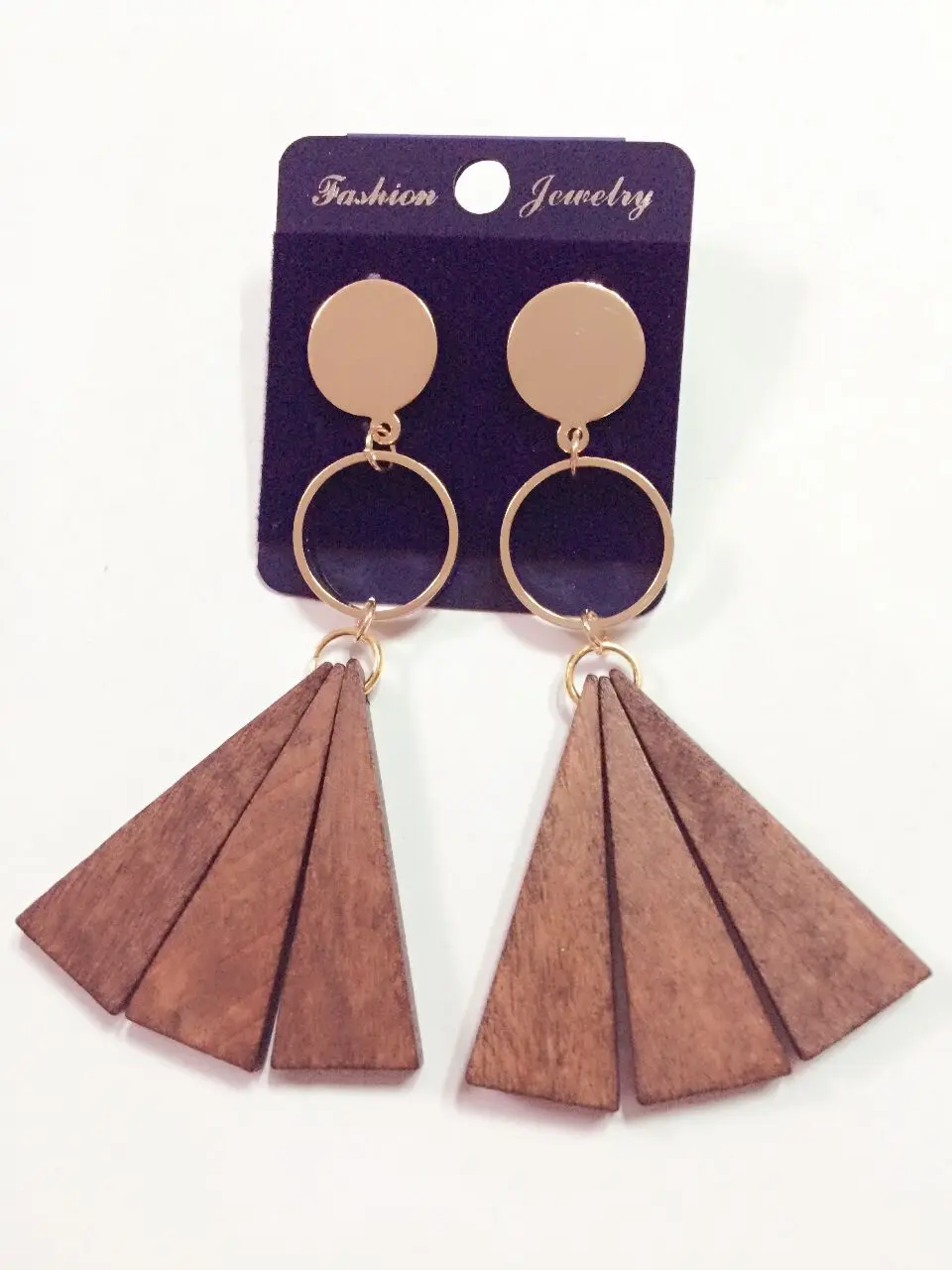 

big round personality hollow latest african wood earrings jewelry pair 2016 good quality new design